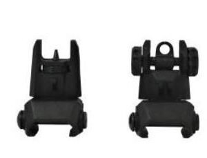 https3A2F2Fmedia.chattanoogashooting.com2Fimages2Fproduct2FAKATISIGHTSETP2FAKATISIGHTSETP.jpg ATI Tactical Flip Up Front & Rear Back Up Sight - Polymer