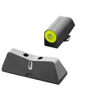 https3A2F2Fmedia.chattanoogashooting.com2Fimages2Fproduct2FAQNE0033A5Y2FAQNE0033A5Y.jpg XS Sight DXT2 Big Dot Sight for Colt 1911 Enhanced all barrel lengths LPA Cut - Yellow