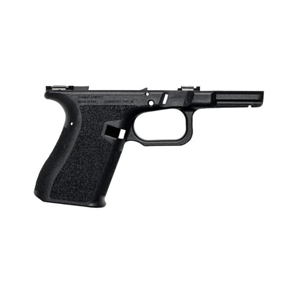 https3A2F2Fmedia.chattanoogashooting.com2Fimages2Fproduct2FAWSTPCA19FRAMEBLK2FAWSTPCA19FRAMEBLK-1.jpg Combat Armory Stripped Handgun Lower/Frame for Gen 3 Glock 19/23/32 Parts Compatible with Locking Block