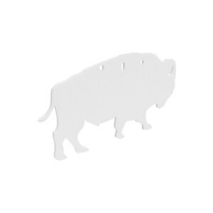 https3A2F2Fmedia.chattanoogashooting.com2Fimages2Fproduct2FBABC477042FBABC47704-1.jpg Birchwood Casey AR500 3/8" Silhouette Plate Target 3-Hole Bison