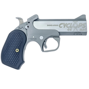 https3A2F2Fmedia.chattanoogashooting.com2Fimages2Fproduct2FBEBACY44MAG2FBEBACY44MAG-1.png Bond Arms Cyclops Handgun .44 Mag Single Shot 4.25" Barrel Silver with Black Grip