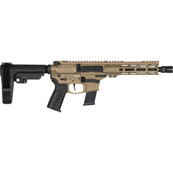 https3A2F2Fmedia.chattanoogashooting.com2Fimages2Fproduct2FCA10A570FCT2FCA10A570FCT1.jpg CMMG Banshee Mk10 Pistol 10mm Auto 30rd Magazine 8'' Barrel Coyote Tan w/Brace