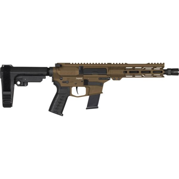 https3A2F2Fmedia.chattanoogashooting.com2Fimages2Fproduct2FCA10A570FMB2FCA10A570FMB1.jpg CMMG Banshee Mk10 Pistol 10mm Auto 30rd Magazine 8'' Barrel Midnight Bronze w/Brace
