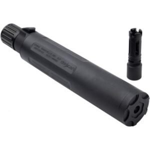 https3A2F2Fmedia.chattanoogashooting.com2Fimages2Fproduct2FCA57CA4AD2FCA57CA4AD-1_1.jpg CMMG Defcan 57 Direct Thread Suppressor 5.7x28mm/4.6x30mm 1/2x28 Black
