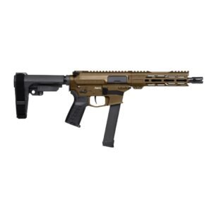 https3A2F2Fmedia.chattanoogashooting.com2Fimages2Fproduct2FCA99A520FMB2FCA99A520FMB1.jpg CMMG Banshee MKGs Fixed Ejector Handgun 9mm Luger 33rd Magazine 8" Barrel RipBrace Midnight Bronze