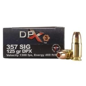 https3A2F2Fmedia.chattanoogashooting.com2Fimages2Fproduct2FCBDPX357SIG2FCBDPX357SIG_1.jpg COR-BON Handgun Ammunition .357 SIG 125 gr DPX 1350 fps 20/ct