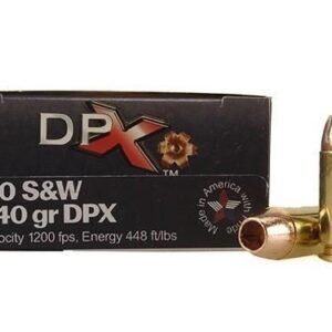 https3A2F2Fmedia.chattanoogashooting.com2Fimages2Fproduct2FCBDPX40140202FCBDPX4014020.jpg COR-BON Handgun Ammunition .40 S&W 140 gr DPX 1200 fps 20/ct