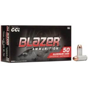 https3A2F2Fmedia.chattanoogashooting.com2Fimages2Fproduct2FCC35972FCC3597_1.jpg CCI Blazer Aluminum Handgun Ammunition 10mm Auto 200 gr FMJ 1050 fps 50/ct