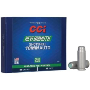 https3A2F2Fmedia.chattanoogashooting.com2Fimages2Fproduct2FCC3710B2FCC3710B1.jpg CCI Pest Control Bismuth Shotshell Ammunition 10mm Auto 8 shot 1300 fps 10/ct