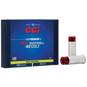 https3A2F2Fmedia.chattanoogashooting.com2Fimages2Fproduct2FCC3722CC2FCC3722CC_1.jpg CCI Big 4 Handgun Shotshell Ammunition .45 Colt #4 850 fps 10/ct