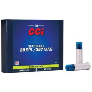 https3A2F2Fmedia.chattanoogashooting.com2Fimages2Fproduct2FCC37382FCC3738_1.jpg CCI Pest Control Handgun Shotshells .357 Mag 100 gr #9 shot 1000 fps 10/ct