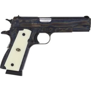 https3A2F2Fmedia.chattanoogashooting.com2Fimages2Fproduct2FCH4401912FCH440191-1.jpg Chiappa 1911 Field Handgun .45 ACP 8rd Magazine 5" Barrel Case Colored with Ivory Grips