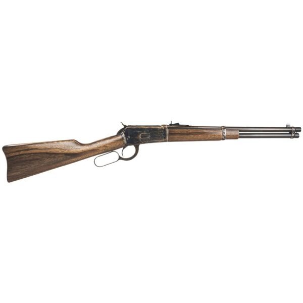 https3A2F2Fmedia.chattanoogashooting.com2Fimages2Fproduct2FCH9203352FCH920335-1.jpg Chiappa 1892 Lever-Action Trapper Carbine Rifle .357 Mag 8rd Capacity 16" Barrel Walnut Color Case