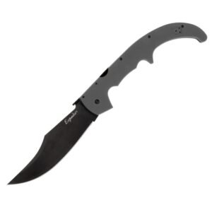 https3A2F2Fmedia.chattanoogashooting.com2Fimages2Fproduct2FCOCS62MGCGRBK2FCOCS62MGCGRBK-1.jpg Cold Steel Espada XL Folding Knife 7-1/2" Clip Point Blade Grey