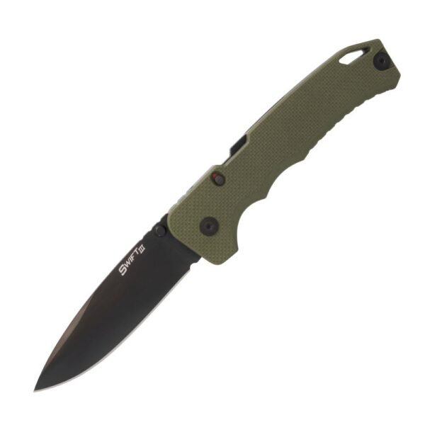 https3A2F2Fmedia.chattanoogashooting.com2Fimages2Fproduct2FCOCSFL40AT2FCOCSFL40AT-1.jpg Cold Steel Swift III Folding Knife 4" Drop Point Blade FDE