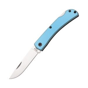 https3A2F2Fmedia.chattanoogashooting.com2Fimages2Fproduct2FCW137LBL2FCW137LBL-1.jpg Bear & Son Locking Farmhand Folding Knife 2-3/4" Drop Point Blade Blue with Clip