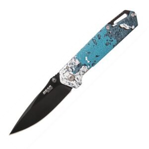 https3A2F2Fmedia.chattanoogashooting.com2Fimages2Fproduct2FCW615432FCW61543-1.jpg Bear & Son Brisk 3.0 Medium Folding Knife 2-7/8" Drop Point Blade TrueTimber Rift Blue