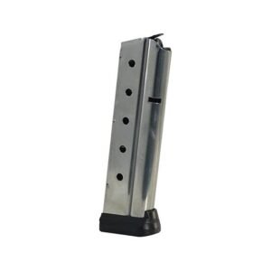 https3A2F2Fmedia.chattanoogashooting.com2Fimages2Fproduct2FCXSP300733RP2FCXSP300733RP-1.jpg Colt 1911 Gov't/Commander Handgun Magazine Stainless with Base Pad 9mm Luger 10/rd