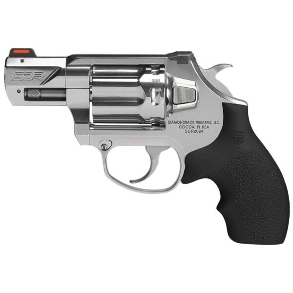 https3A2F2Fmedia.chattanoogashooting.com2Fimages2Fproduct2FDB0700P7012FDB0700P701-L-2.jpg-2.jpg Diamondback SDR 9MM 6 Round 2" Barrel Double Action w/ Fiber Optic Sights Polished Stainless