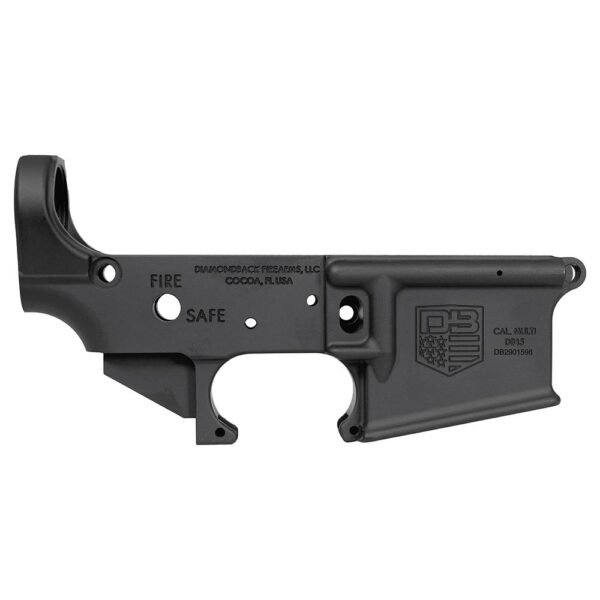 https3A2F2Fmedia.chattanoogashooting.com2Fimages2Fproduct2FDB2210R0012FDB2210R0011.jpg Diamondback Firearms DB15 Carbon Series Stripped Lower Multi Caliber Aluminum Black