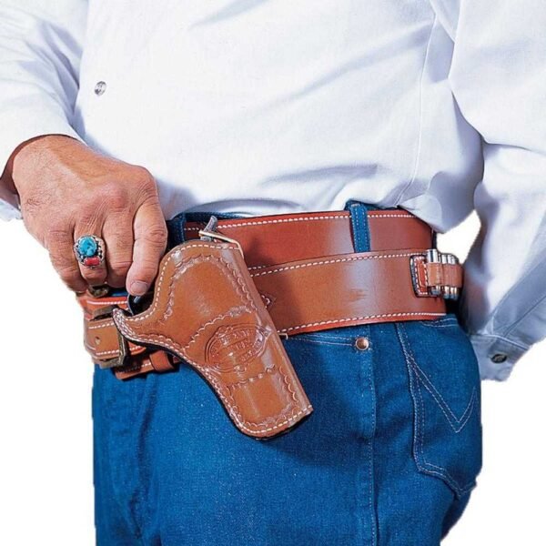 https3A2F2Fmedia.chattanoogashooting.com2Fimages2Fproduct2FDI083TC54Z02FDI083-1_1.jpg DeSantis Doc Holliday Cross Draw Holster for Colt SAA 4.75" Tan RH