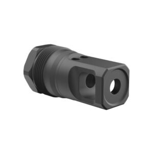 https3A2F2Fmedia.chattanoogashooting.com2Fimages2Fproduct2FDLBRK44302FDLBRK4430-1.jpg Breek Arms Plan B Echo Single-Port Muzzle Brake .223/5.56 1/2x28 Thread Black