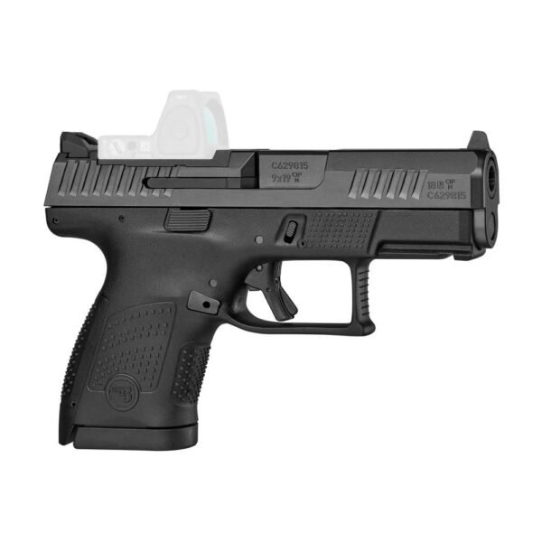 https3A2F2Fmedia.chattanoogashooting.com2Fimages2Fproduct2FDP015682FDP01568-1.jpg CZ USA P-10 S Handgun 9mm Luger 10rd Magazine 3.5" Barrel Black Optic Ready Fixed Sights