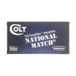 Double Tap Colt National Match Handgun Ammunition 10mm Auto 180gr FMJ 1140 fps 50/ct