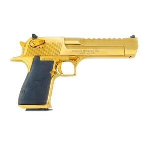 https3A2F2Fmedia.chattanoogashooting.com2Fimages2Fproduct2FDXDE357TG2FDXDE357TG-1.jpg Magnum Research Desert Eagle Mark XIX Handgun .357 Magnum 9/rd 6" Barrel Titanium Gold