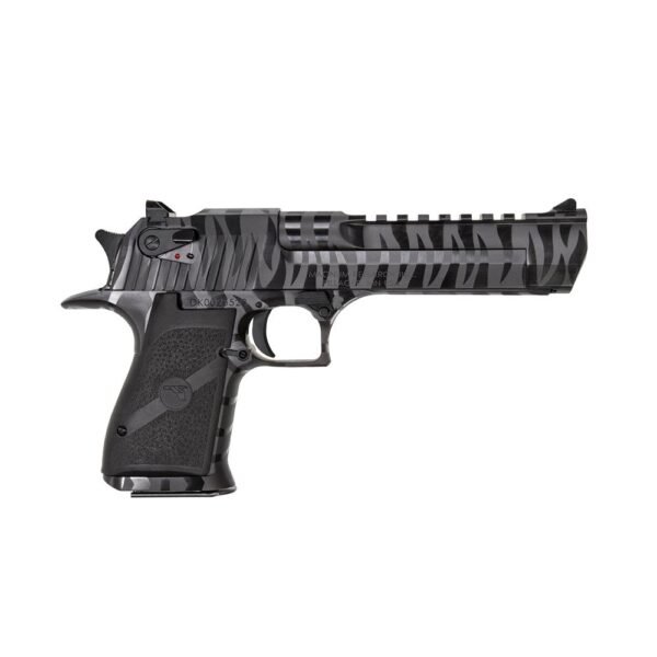 https3A2F2Fmedia.chattanoogashooting.com2Fimages2Fproduct2FDXDE44BTS2FDXDE44BTS-.jpg Magnum Research Mark XIX Handgun .44 Mag 8rd Magazine 6" Barrel Black with Tiger Stripes
