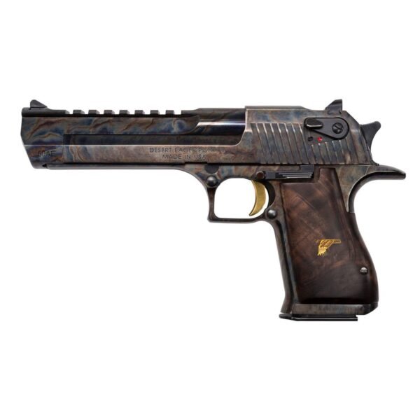 https3A2F2Fmedia.chattanoogashooting.com2Fimages2Fproduct2FDXDE50CH2FDXDE50CH.jpg MAGNUM RESEARCH MARK XIX .50 DESERT EAGLE CASE HARDENED FINISH 6" BBL
