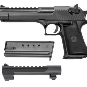 https3A2F2Fmedia.chattanoogashooting.com2Fimages2Fproduct2FDXDE50WB62FDXDE50WB6.jpg Magnum Research Desert Eagle Mark XIX Combo 50 AE/.44 Mag Handgun 7(50AE)&8(44Mag)rd Magazines 6" Barrels(2) Black