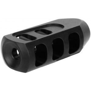 https3A2F2Fmedia.chattanoogashooting.com2Fimages2Fproduct2FEFMZ1009N2FEFMZ1009N-1.jpg TacFire Tanker Muzzle Brake .223/5.56 1/2x28 Black