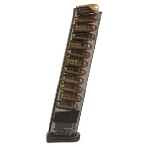 https3A2F2Fmedia.chattanoogashooting.com2Fimages2Fproduct2FEHSMKGLK42122FEHSMKGLK4212-1.jpg Elite Tactical Systems Carbon Smoke Handgun Magazine for Glock 42 .380 Cal 12/rd