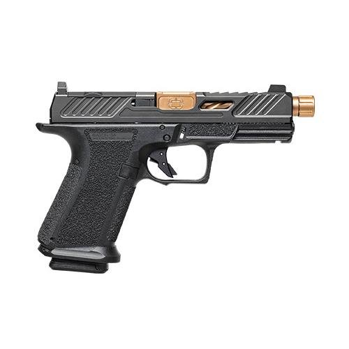 https3A2F2Fmedia.chattanoogashooting.com2Fimages2Fproduct2FEVSS10832FEVSS10831.jpg Shadow Systems MR920 Elite Optic Ready Handgun 9mm Luger 10rd Magazines(2) 4.5" Threaded Bronze Barrel Night Sights MA Compliant