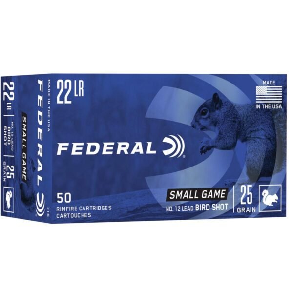 https3A2F2Fmedia.chattanoogashooting.com2Fimages2Fproduct2FFA7162FFA716_1.jpg Federal Game-Shok Rimfire Ammunition .22 LR 25 gr #12 Bird Shot 50/ct