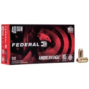 https3A2F2Fmedia.chattanoogashooting.com2Fimages2Fproduct2FFAAE40R32FFAAE40R3_2.jpg American Eagle Handgun Ammunition .40 S&W 165 gr. FMJ 1130 fps 50/ct