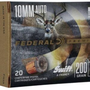 https3A2F2Fmedia.chattanoogashooting.com2Fimages2Fproduct2FFAP10SA2FFAP10SA.jpg Federal Swift A-Frame Handgun Ammunition 10mm Auto 200gr JHP 1175 fps 20/ct