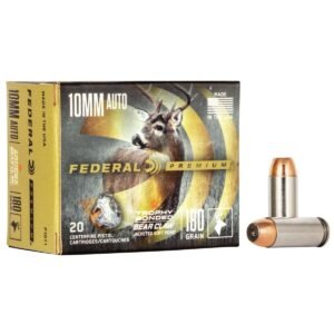 https3A2F2Fmedia.chattanoogashooting.com2Fimages2Fproduct2FFAP10T12FFAP10T1_1.jpg Federal Premium Vital-Shok Handgun Ammunition 10mm Auto 180 gr JSP 1275 fps 20