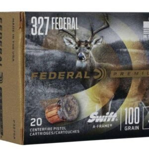 https3A2F2Fmedia.chattanoogashooting.com2Fimages2Fproduct2FFAP327SA2FFAP327SA.jpg Federal Swift A-Frame Handgun Ammunition .327 Fed Mag 100gr JHP 1500 fps 20/ct