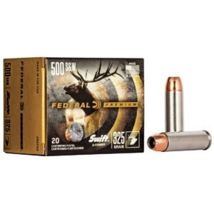 https3A2F2Fmedia.chattanoogashooting.com2Fimages2Fproduct2FFAP500SA2FFAP500SA_1.jpg Federal Premium Swift A-Frame Handgun Ammunition .500 S&W 325 gr JHP 1800 fps 20/ct