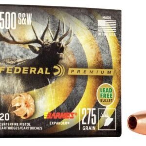 https3A2F2Fmedia.chattanoogashooting.com2Fimages2Fproduct2FFAP500XB12FFAP500XB1.jpg Federal Premium Barnes Expander Handgun Ammunition .500 S&W 275 gr JHP 1660 fps 20/ct