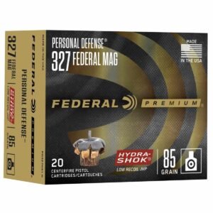 https3A2F2Fmedia.chattanoogashooting.com2Fimages2Fproduct2FFAPD327HS1H2FFAPD327HS1H_1.jpg Federal Premuim Personal Defense Handgun Ammunition .327 Mag 85 gr JHP 1400 fps 20/ct