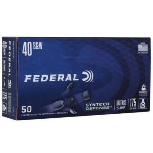 https3A2F2Fmedia.chattanoogashooting.com2Fimages2Fproduct2FFAS40SJT22FFAS40SJT2-1.jpg Federal Syntech Defense Handgun Ammunition .40 S&W 175gr SJHP 1000 fps 50/ct