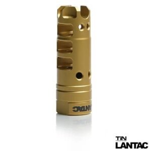 https3A2F2Fmedia.chattanoogashooting.com2Fimages2Fproduct2FFCDGN556BTIN2FFCDGN556BTIN-1.jpg Lantac Dragon Muzzle Brake .223/556 Gold Titanium Nitride