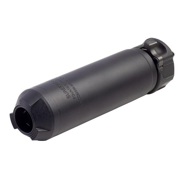 https3A2F2Fmedia.chattanoogashooting.com2Fimages2Fproduct2FFHSOCOM556MINI4BK2FFHSOCOM556MINI4BK-1.jpg Surefire SOCOM Mini4 Suppressor 5.56/.223 5.5" Black Fast Attach Black