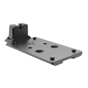 https3A2F2Fmedia.chattanoogashooting.com2Fimages2Fproduct2FFKPH5077NACROPLTRET2FFKPH5077NACROPLTRET.jpg Springfield Armory Agency Optic System Mounting Plate 1911 DS for Aimpoint Acro Black