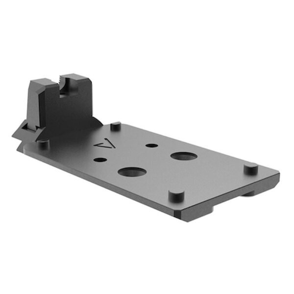 https3A2F2Fmedia.chattanoogashooting.com2Fimages2Fproduct2FFKPH5077NDRAGPLTRET2FFKPH5077NDRAGPLTRET.jpg Springfield Armory Agency Optic System Mounting Plate 1911 DS for Hex Dragonfly Black