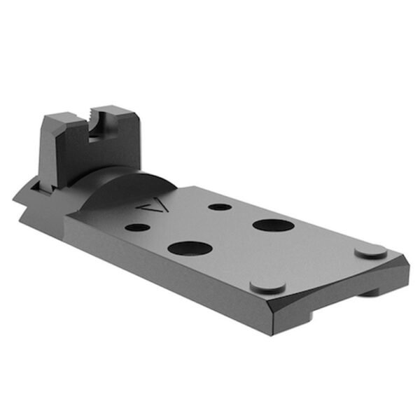 https3A2F2Fmedia.chattanoogashooting.com2Fimages2Fproduct2FFKPH5077NWASPPLTRET2FFKPH5077NWASPPLTRET.jpg Springfield Armory Agency Optic System Mounting Plate 1911 DS for HEX Wasp Holosun 507k Black