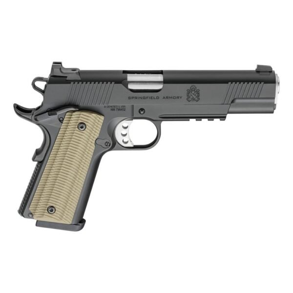 https3A2F2Fmedia.chattanoogashooting.com2Fimages2Fproduct2FFKPO92292FFKPO9229-1.jpg Springfield 1911 Operator Handgun 9mm Luger 9rd Magazines(2) 5" Barrel G10 Grips Tritium Front Sights